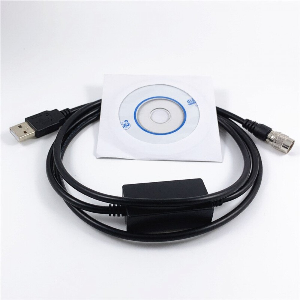 Total station downloading cable